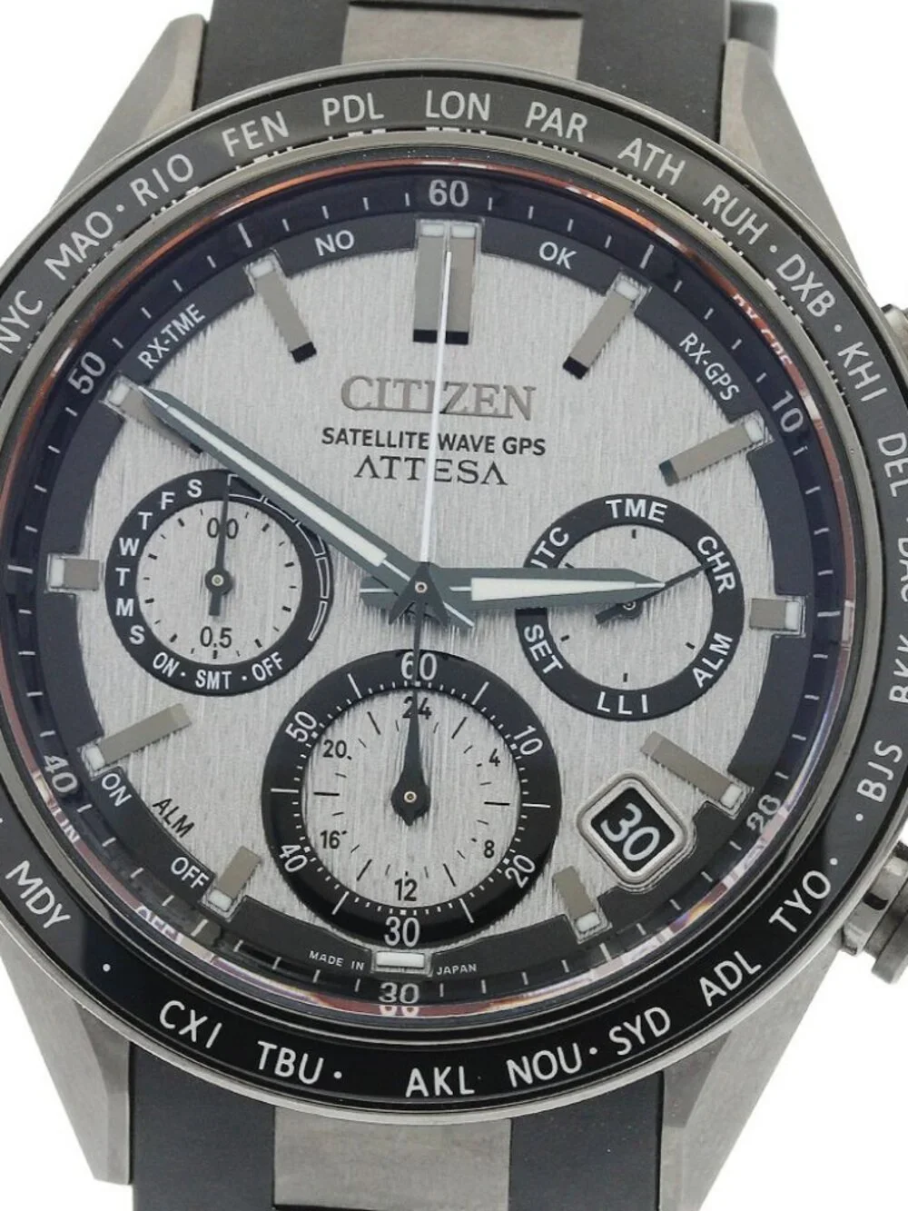 CITIZEN Attesa ACT Line CC4055-14H/F950-0029S08 Solar Powered Radio Men's_974949